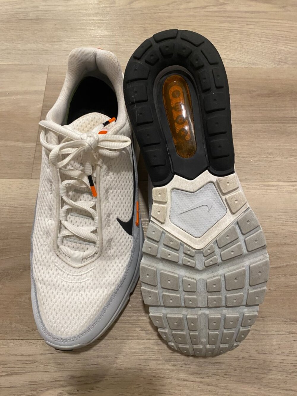 Nike Air Max Pulse DR0453-100 Summit White Safety Orange Men’s 9.5 Women’s 11 - Picture 6 of 13